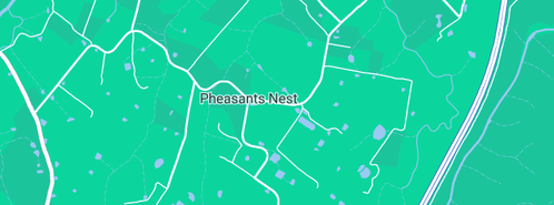 Map showing the location of Pressure Cleaning in Pheasants Nest, NSW 2574