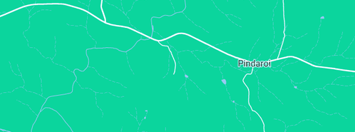 Map showing the location of Pindari Dam Camping Ground in Pindaroi, NSW 2361