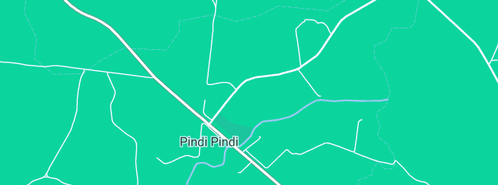 Map showing the location of Pindi Pindi State School in Pindi Pindi, QLD 4798