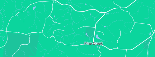 Map showing the location of Millcrete Concreting Service in Pine Creek, QLD 4670