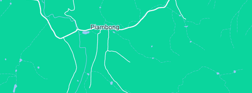Map showing the location of Mudgee Hot Water in Piambong, NSW 2850