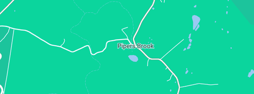 Map showing the location of Dalrymple Vineyards in Pipers Brook, TAS 7254