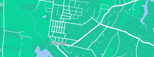 Map showing the location of AliGlass Solutions in Pitt Town, NSW 2756