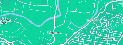 Map showing the location of Neat sweet n discreet cleaning in Pitnacree, NSW 2323