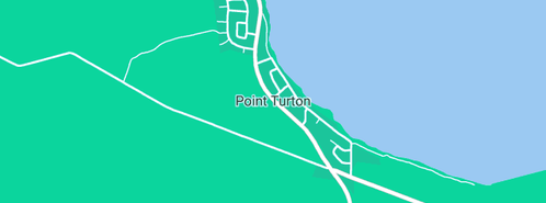 Map showing the location of Blue Star Fishing Charters in Point Turton, SA 5575