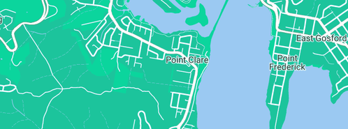 Map showing the location of Art House Photographics in Point Clare, NSW 2250