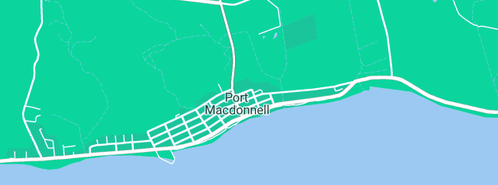 Map showing the location of Del Bonita Crafts & Wares in Port Macdonnell, SA 5291