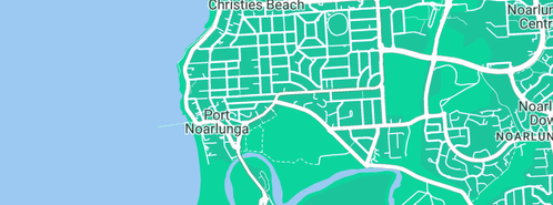 Map showing the location of Just N 2 Tennis in Port Noarlunga, SA 5167