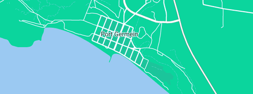 Map showing the location of Port Germein Caravan Park in Port Germein, SA 5495