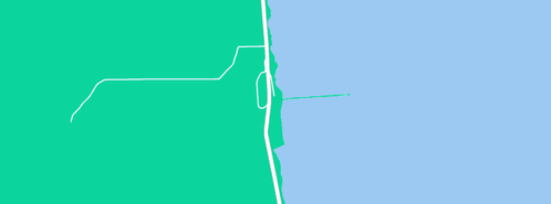 Map showing the location of Barachel Alpacas in Port Giles, SA 5582
