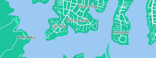 Map showing the location of Outdoor Space Design in Port Hacking, NSW 2229