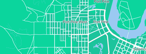 Map showing the location of Port Pirie Homeloan Centre in Port Pirie West, SA 5540