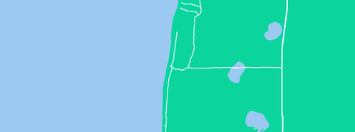 Map showing the location of Port Rickaby Caravan Park in Port Rickaby, SA 5575