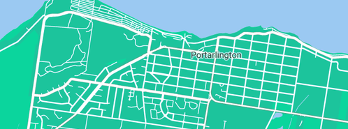Map showing the location of Stan Designs in Portarlington, VIC 3223
