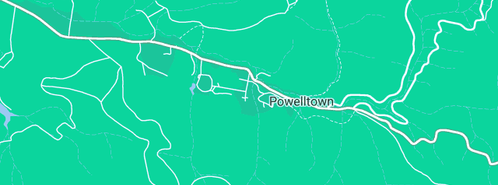 Map showing the location of Arabah in Powelltown, VIC 3797