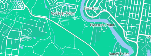 Map showing the location of Deejay Building Services in Pleasure Point, NSW 2172