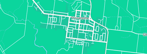 Map showing the location of Telstra Shop Proserpine in Proserpine, QLD 4800