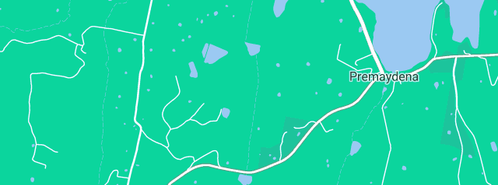 Map showing the location of Service Station Toilet Premaydena in Premaydena, TAS 7185