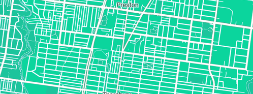 Map showing the location of Melbourne City Painting in Preston South, VIC 3072