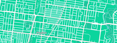 Map showing the location of Preston Market in Preston, VIC 3072