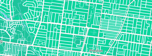Map showing the location of Aylward Signs in Preston West, VIC 3072