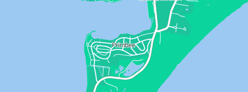 Map showing the location of Hitech Concrete in Primbee, NSW 2502