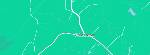 Map showing the location of Prince Town General Store in Princetown, VIC 3269
