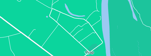 Map showing the location of Steed D W in Pyap, SA 5333