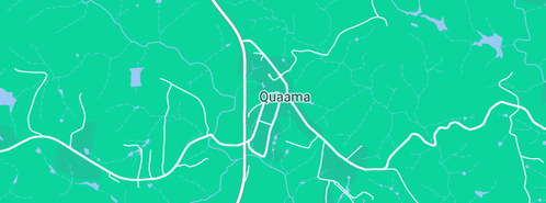 Map showing the location of Quaama Public School in Quaama, NSW 2550