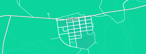 Map showing the location of Heinemann's Cafe in Quilpie, QLD 4480