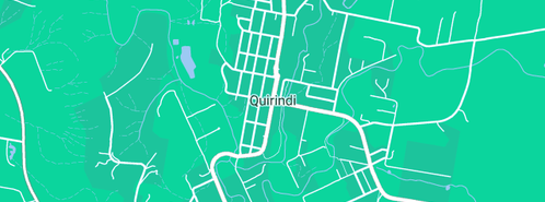 Map showing the location of Quirindi Bobcat Service in Quirindi, NSW 2343