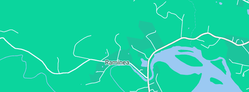 Map showing the location of Adamsons Peak Walk in Raminea, TAS 7109