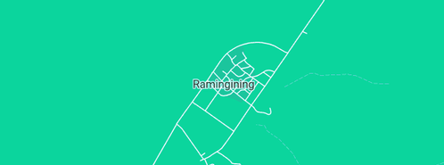 Map showing the location of Ramingining Community Knowledge Centre in Ramingining, NT 822