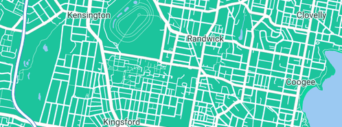 Map showing the location of Acclaimed Building Consultancy in Randwick, NSW 2031