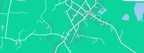 Map showing the location of Railton Boarding Kennels & Cattery in Railton, TAS 7305