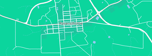 Map showing the location of Co -Operative Bulk Handling Ltd in Ravensthorpe, WA 6346