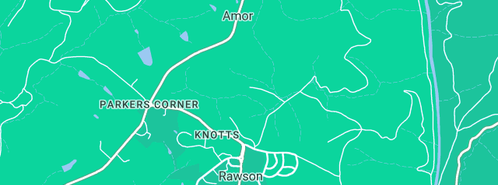 Map showing the location of Rawson Village Holiday Resort in Rawson, VIC 3825