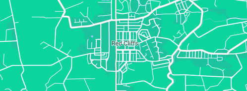 Map showing the location of CRAFTY KIDS Card Making in Red Cliffs, VIC 3496