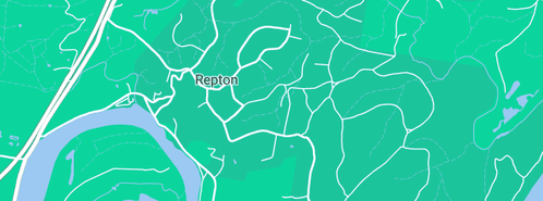 Map showing the location of Repton Riverside Tourist Park & Boat Hire in Repton, NSW 2454