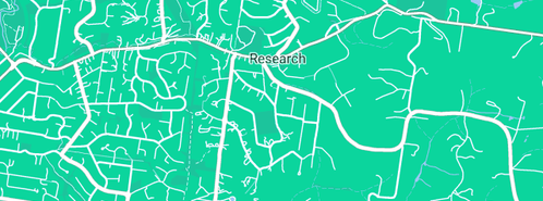 Map showing the location of Debenham J in Research, VIC 3095