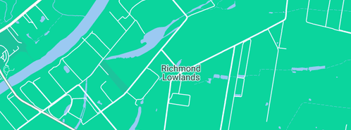 Map showing the location of The Present Cup Board in Richmond Lowlands, NSW 2753