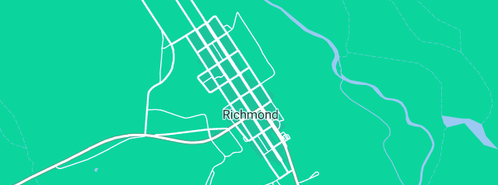 Map showing the location of Mrs Mac's in Richmond, QLD 4822