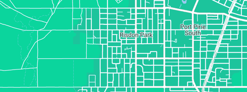 Map showing the location of Port Pirie Equestrian Club Inc. in Risdon Park, SA 5540