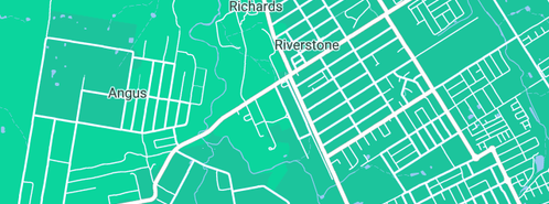 Map showing the location of Dimension 1 Glass Fencing in Riverstone, NSW 2765