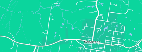 Map showing the location of Fuller Presentations in Robertson, NSW 2577
