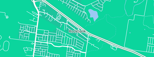 Map showing the location of KVN GROUP in Rockbank, VIC 3335