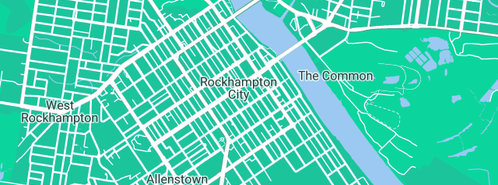 Map showing the location of CQG Consulting in Rockhampton City, QLD 4700