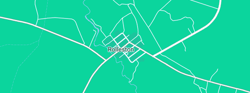 Map showing the location of Rolleston Library in Rolleston, QLD 4702