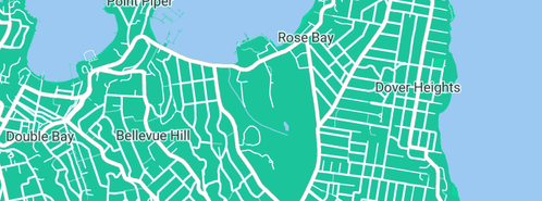 Map showing the location of The Bust Stop in Rose Bay, NSW 2029