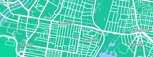 Map showing the location of Rosebery Steering Services Pty Ltd in Rosebery, NSW 2018